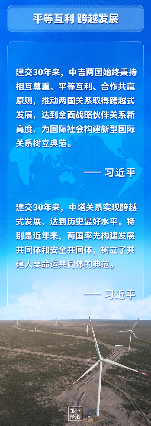 第一报道 | 建交三十年，习主席这样评价与中亚五国关系