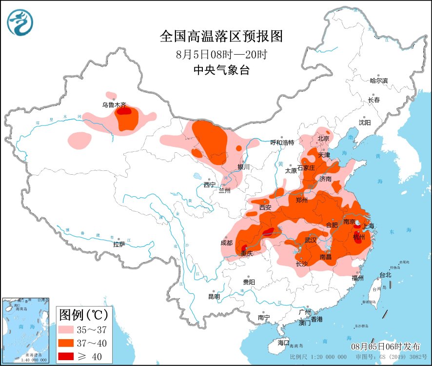 东北华北等地有较明显降水 江汉江淮等地有持续性高温