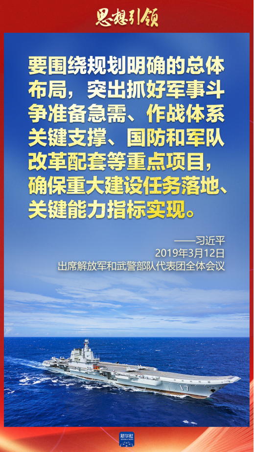 思想引领｜两会上，习主席这样谈强军之路