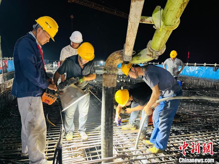 巢马城际铁路江北段建设取得重要进展