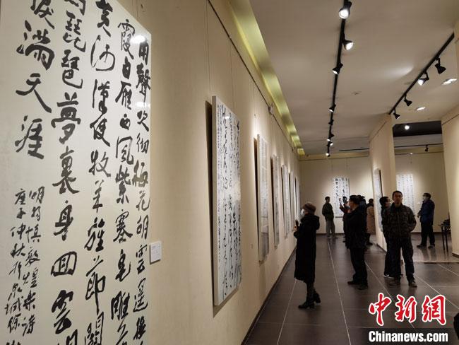 甘肃办国际书法邀请展巡展纪念敦煌莫高窟藏经洞发现120周年