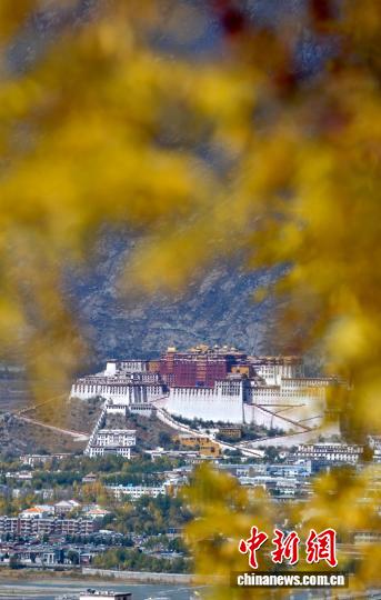 西藏拉萨深秋如画