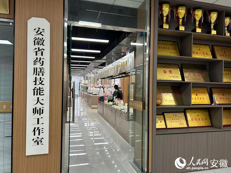 亳州市药膳学校一隅。人民网记者 王锐摄