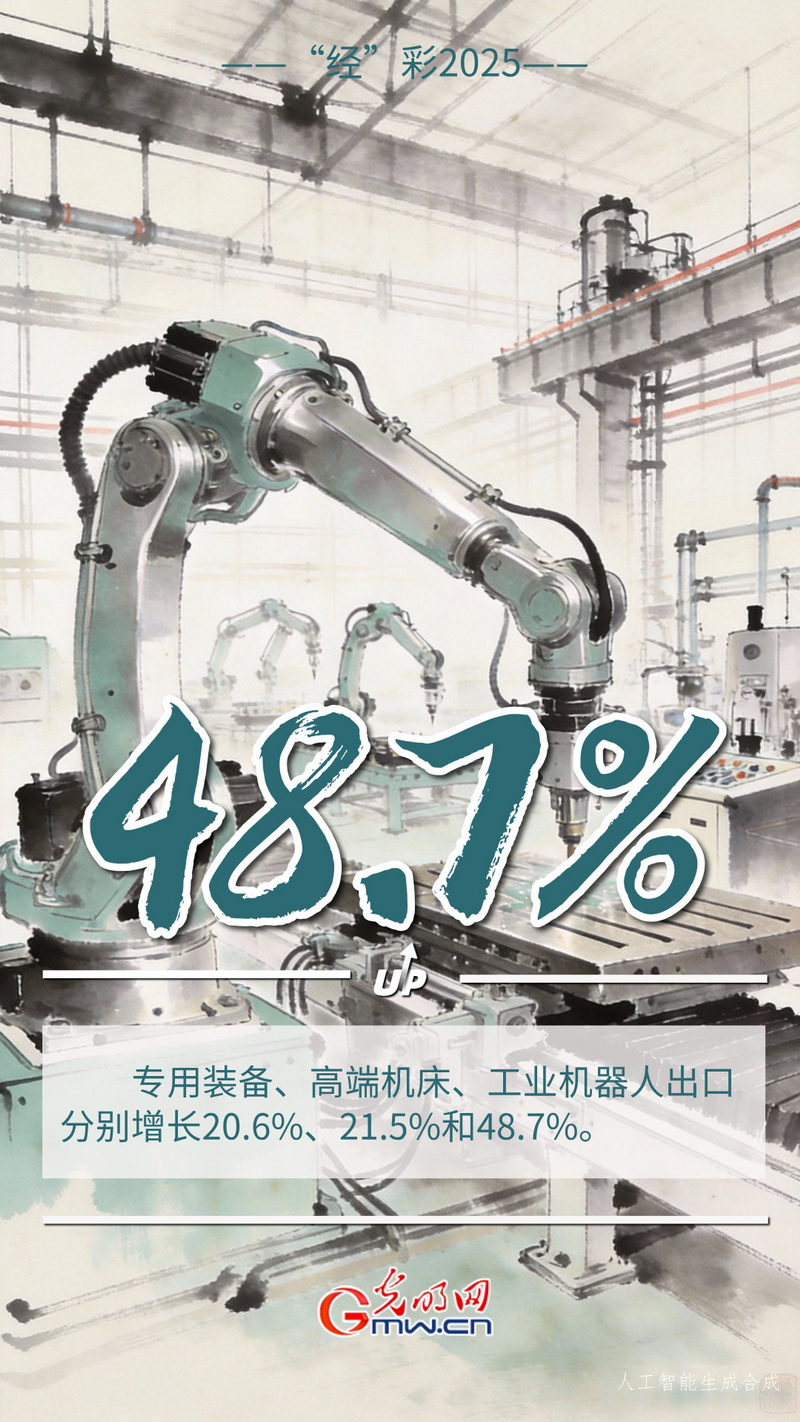 “经”彩2025丨高技术产品“新”潮澎湃 我国外贸“含智量”稳步提升