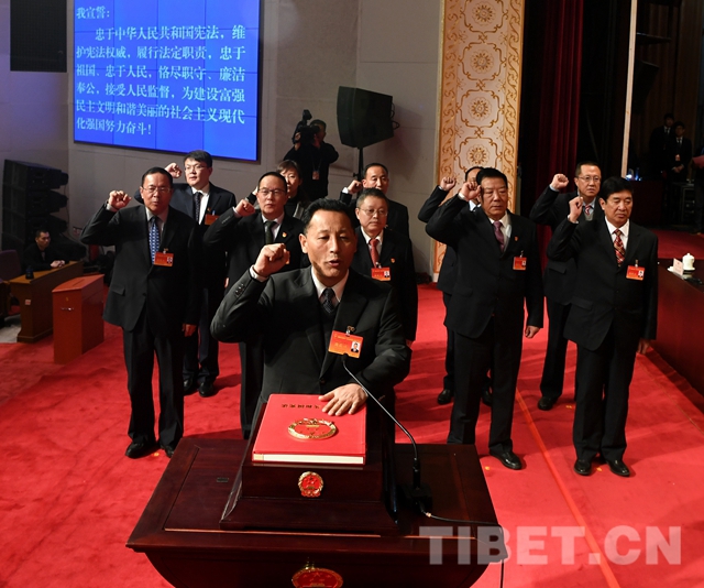 王纯丁,云丹,胡林补选为西藏自治区十一届人大常委会