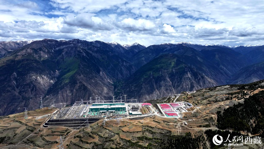 卡麦换流站航拍图